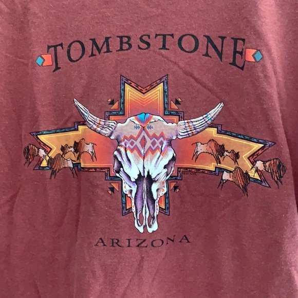 Tombstone, AZ skull shirt - Picture 1 of 4
